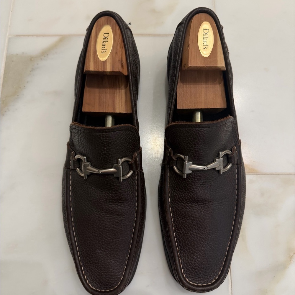 Salvatore Ferragamo Dark Brown Oxfords